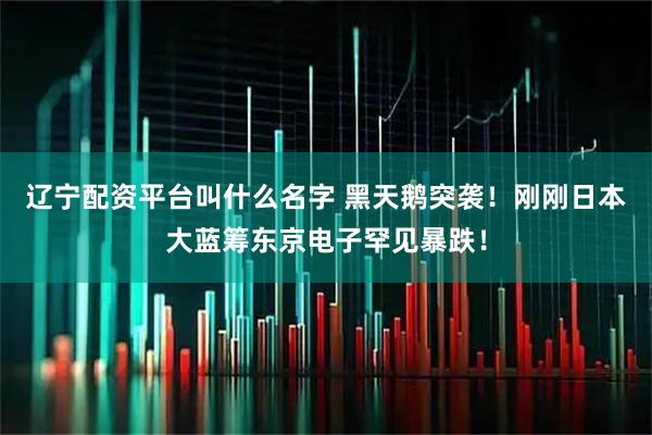 辽宁配资平台叫什么名字 黑天鹅突袭！刚刚日本大蓝筹东京电子罕见暴跌！